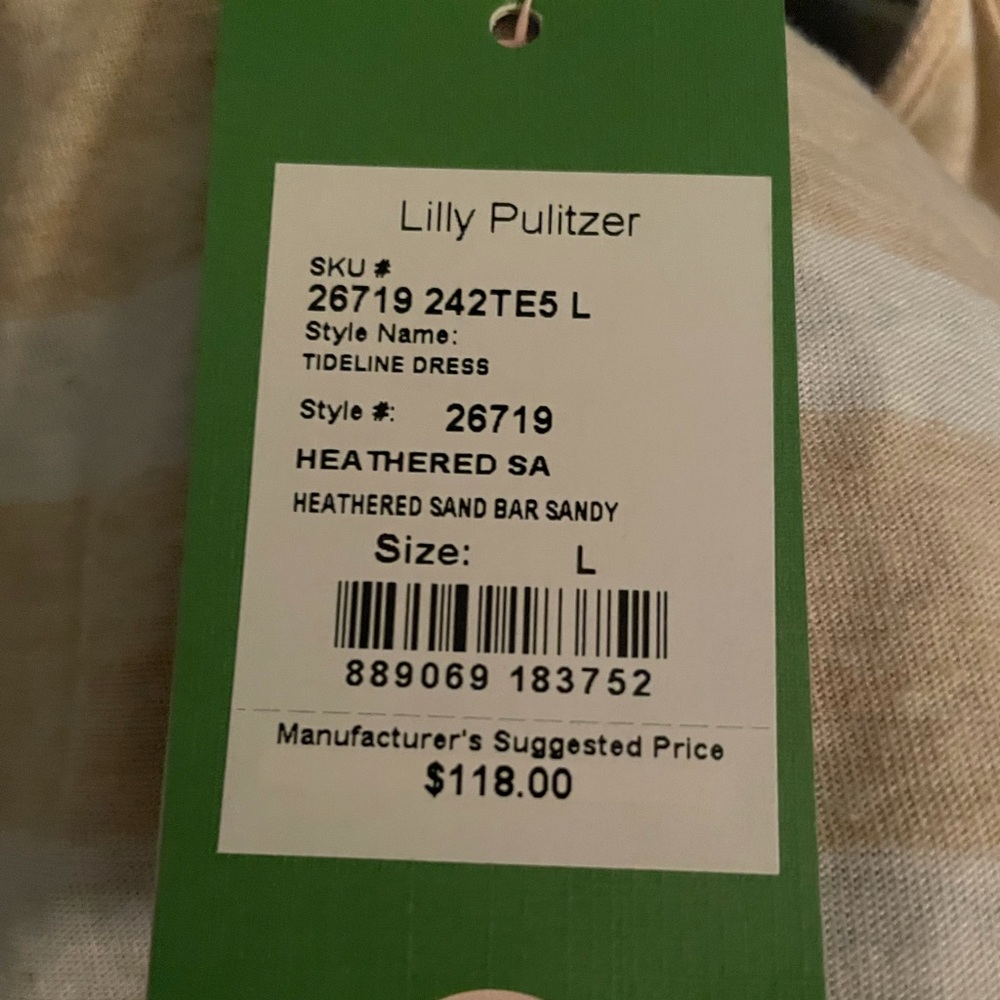 NWT Lilly Pulitzer dress size L